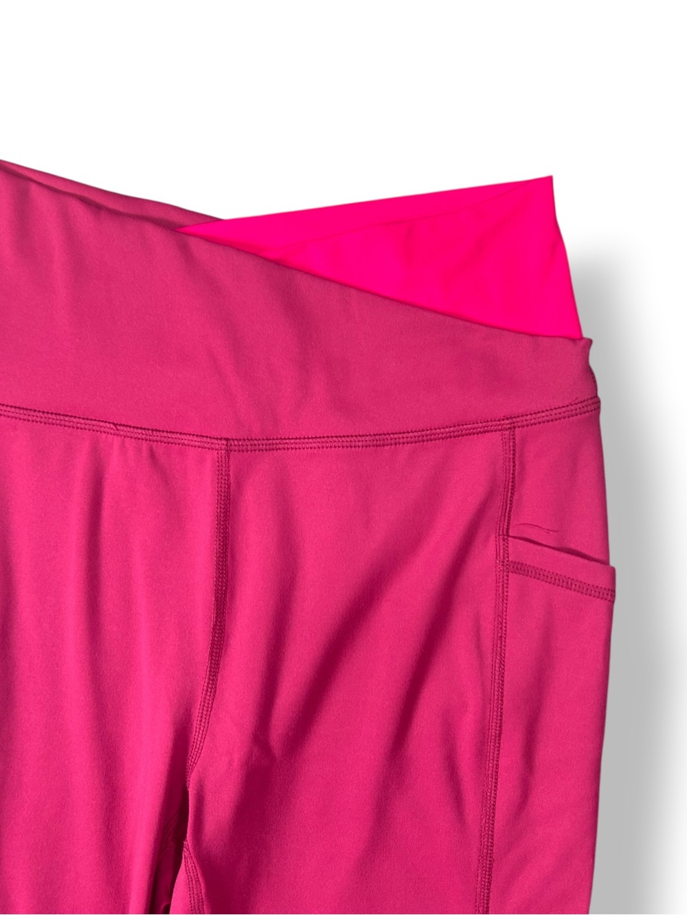 Evrli Pink Colorblock Sports Bra Leggings Matching Workout Set Size Small - Picture 8 of 10